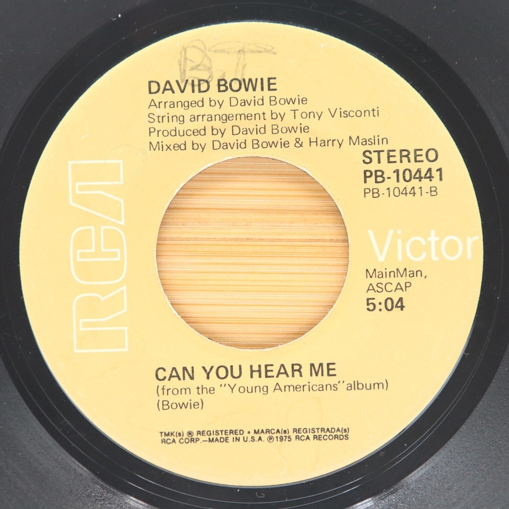 DAVID BOWIE - CAN YOU HEAR ME / GOLDEN YEARS - ROCK 45 RCA‎